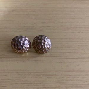 Madewell gold stud earrings